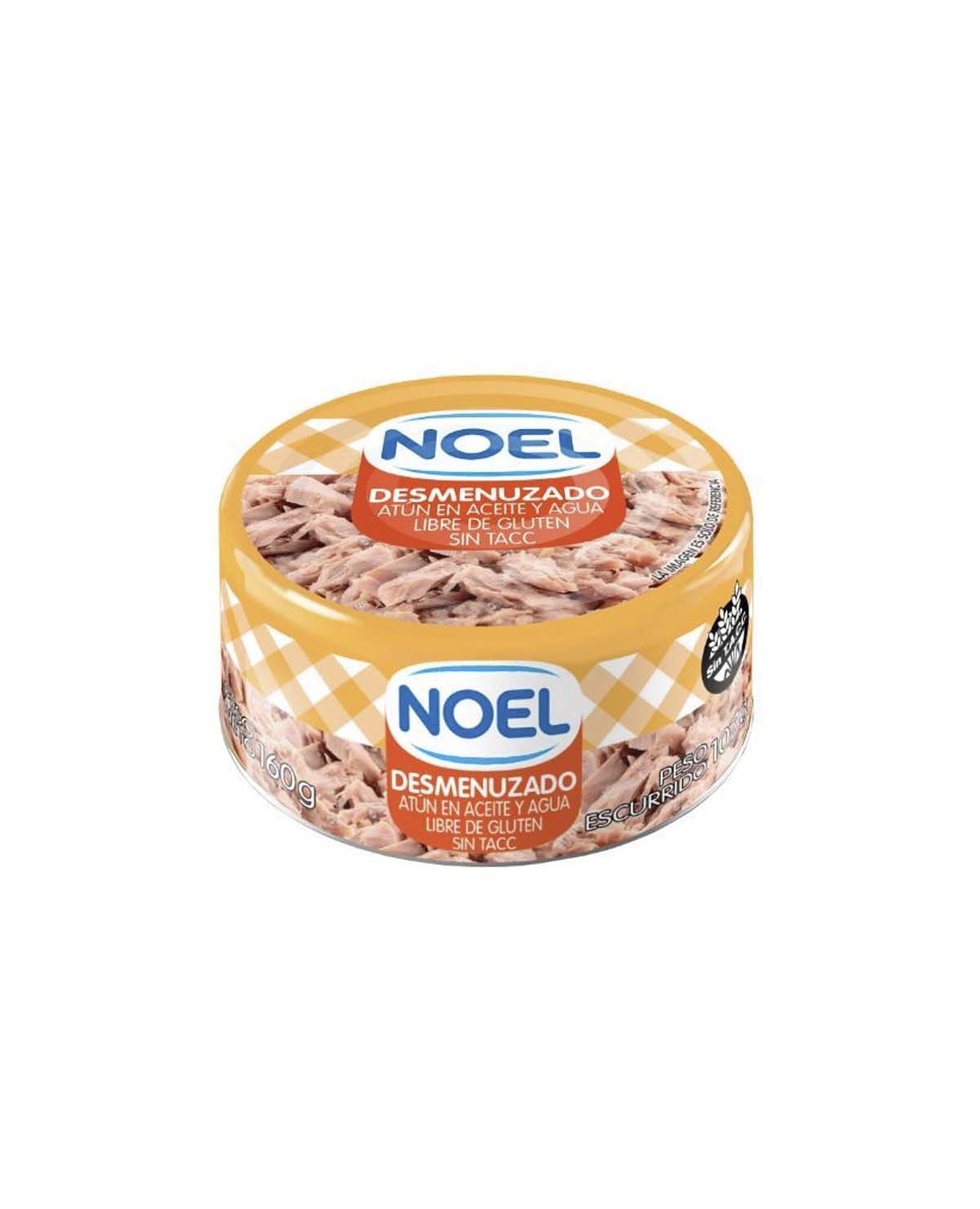 Atún Noel Desmenuzado En Aceite y Agua x 170 Gr